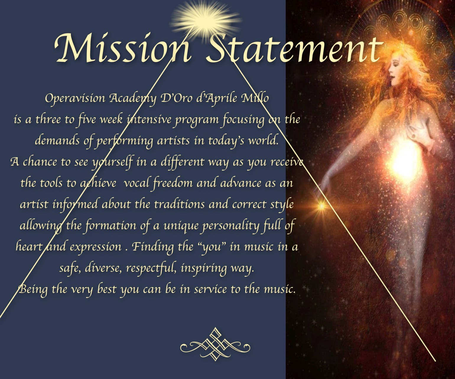 Operavision Academy D'Oro Mission Statement